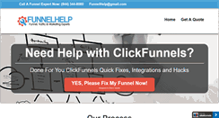 Desktop Screenshot of funnelhelp.com